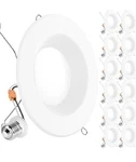 12 Pack Led Recessed Lighting 6 Inch, Can Lights Retrofit Downlight. Fixed Price $45.00.