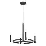 Kichler Tolani Light Round 20.25" Chandelier 1 Tier Small, Black - 52426BK. Fixed Price $509.99.