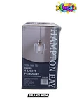 Hampton Bay Pavlen 1-LIGHT Brushed Nickel Contemporary Hanging Mini Pendant. Fixed Price $22.49.