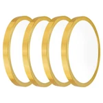 Hlite Dimmable 4PACK 12 Inch Gold Flush Mount Ceiling LIGHT,24W 2600LM Super .... Fixed Price $72.39.