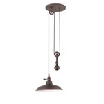 Craftmade 1 Light Pully Pendant, Aged Bronze P400-ABZ. Fixed Price $144.99.