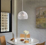 Quoizel Tango 13.38" Polished Chrome Twisted Aluminum Hardwired 3-LIGHT Pendant. Fixed Price $44.99.
