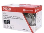 Utilitech Led White Recessed Retrofit Gimbal Downlights 3000K Remodel Kit. Fixed Price $39.99.