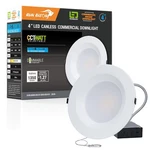 Run Bison 4" Led Recessed Commercial Downlight W/ J-box, 3CCT, Dimmable. Fixed Price $41.47.
