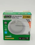 Sunco Lighting Led Retrofit Kit Baffle Trim 4" 11 Watt. Fixed Price $13.40.
