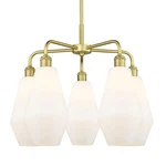Innovations Lighting 516-5CR-20-25 Cindyrella Chandelier Satin Gold / Cased. Fixed Price $992.20.