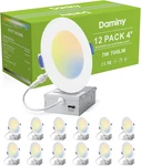 12 Pack 4 Inch Led Recessed Lighting With Junction BOX,5CCT,ULTRA-THIN. Fixed Price $109.72.