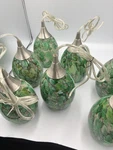 Litex Green Art Glass Pendant Light Swirl Shade Modern Bulb Included. Fixed Price $29.99.