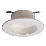 Halo In Baffle Downlight, RL4069S1EWHR, 5 Selectable Colors, White, New. Fixed Price $20.00.