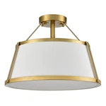Danseer Drum Ceiling Light Semi Flush Mount Gold Finish Dimmable Led For Bedr.... Fixed Price $231.67.