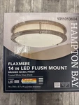Hampton Bay HB36873CCT-35 Flaxmere 14" Led Ceiling Light For Kitchens/bedrooms. Fixed Price $15.00.