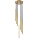 Z-lite 919MP24-7R-MGLD-LED Forest Chandelier Modern Gold. Fixed Price $1772.00.