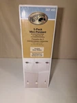 Hampton Bay 3-PACK Mini Pendant Lights Brushed Nickel, Frosted Glass, Open Box. Fixed Price $31.26.