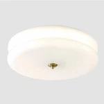 Kco 15.7" White Glass Led Flush Mount Ceiling Light Remote Dimmable Modern. Fixed Price $79.99.