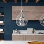 House Of Hampton Silver Darylle 3LIGHT Globe Chandelier With Crystal Accent 1003. Fixed Price $64.97.