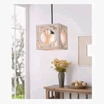 Modern Farmhouse Rustic Boho Casual 94120WW Kenroy Home Light Fixture Pendant. Fixed Price $18.99.