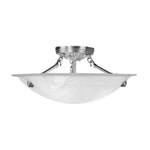 Livex Lighting Oasis Ceiling Mount Brushed Nickel 4273-91. Fixed Price $171.96.
