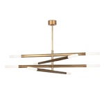 Wick Chandelier Natural Brass Regina Andrew. Fixed Price $1500.00.