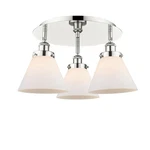 Innovations Lighting 916-3C-10-20 Cone Flush 20"W White. Fixed Price $448.80.