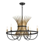 Kichler Baile 6 Light 20"CHANDELIER, Black - 52458BK. Fixed Price $924.99.
