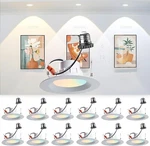 Lightdot 12PACK Led Recessed Lighting 6 Inch, 3000K/4000K/5000K Can. Fixed Price $64.99.