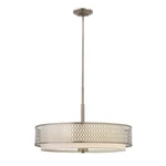 Fredrick Ramond Jules Light 26" Chandelier, Brushed Nickel - FR35604BNI. Fixed Price $934.15.