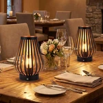Jhy Design Set Of 2 Dimmable Touch Bedside Table Lamp 8.5H Rechargeable Battery. Fixed Price $89.10.