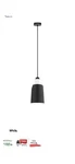 Eglo 96801A Tabanera Light Inch Black And White Mini Pendant Ceiling. Fixed Price $35.00.