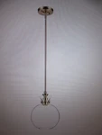 Kichler Laria 10.25 In. Light Pendant With Clear Glass Champagne Bronze. Fixed Price $180.45.