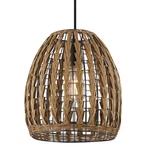 Globe Electric 60750 Novogratz 11"W Pendant - Natural Twine. Fixed Price $86.14.