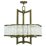 Livex Lighting Grammercy Chandelier Painted Palacial Bronze. Fixed Price $1363.99.