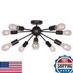 Bonlicht Mid Century Modern Chandelier 10-LIGHT Semi Flush Mount Ceiling. Fixed Price $139.18.