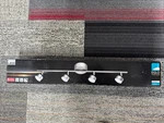 Eglo-armento 30.71 In. W 4-LIGHT Satin Nickel Dimmable Integrated Led. Fixed Price $99.00.