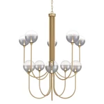 Eurofase Lighting 48925 Iissa 40"W Chandelier - Gold / Smoked Glass. Fixed Price $4025.00.