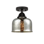 Innovations Large Bell Light 8" Semi-flush, Black/mercury 288-1C-BK-G78. Fixed Price $204.60.