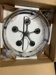 Designers Fountain 87585-APW Palencia 5-LIGHT Rustic Wagon Wheel Chandelier. Fixed Price $216.99.