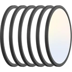 Zemty 6PACK 12 Inch Led Flush Mount Ceiling Light, 28W 3200LM Black Thin Flat.... Fixed Price $86.35.