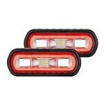 Rigid-industries Surface Mount Led Spreader Sr-l Series W/ Red Halo Pair. Fixed Price $350.59.