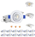 Aosclex Inch Led Recessed Lighting 12 Pack 360 Adjustable Gimbal 5CCT Dimmable. Fixed Price $118.99.