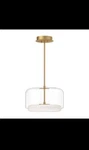 Kuzco Led Pendant Lights In Clear Brushed Gold Enkel Collection 3 Available. Fixed Price $166.00.