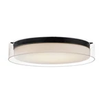Maxim Lighting Duo 20'' Round Flush Mount, Black/clear/satin White - 12286CLSWBK. Fixed Price $418.00.