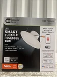 New! Commercial Electric 5 IN./6 T20 Smart Color Cct Led Recessed Light Trim. Fixed Price $15.95.