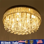 Flush Mount Ceiling Light Fixture Crystal Chandelier. Fixed Price $93.62.