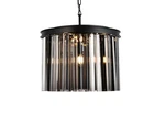 Elegant Lighting 1208D20-SS/RC Sydney 6 20"W Crystal Black. Fixed Price $1328.00.