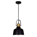 Cwi Lighting Elisa 9" Down Pendant, Black 9845P9-101. Fixed Price $139.99.