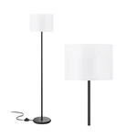 Modern Floor Lamp Simple Design With White Shade, Foot Pedal Switch, 60" Smal.... Fixed Price $30.79.