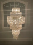 Schonbek Equinoxe Used Chandelier 35 Light 23 Inch Incandescent. Fixed Price $4775.08.