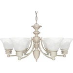 Nuvo Lighting 60/359 Empire Chandelier Textured White. Fixed Price $257.99.
