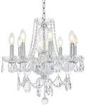 Princeton 20" Wide Chrome Crystal 8-LIGHT Chandelier. Fixed Price $346.00.