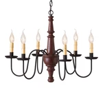 Harrison Chandelier In Plantation Red. Fixed Price $579.95.